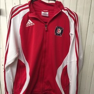 Chicago Fire Red Adidas Track Jacket